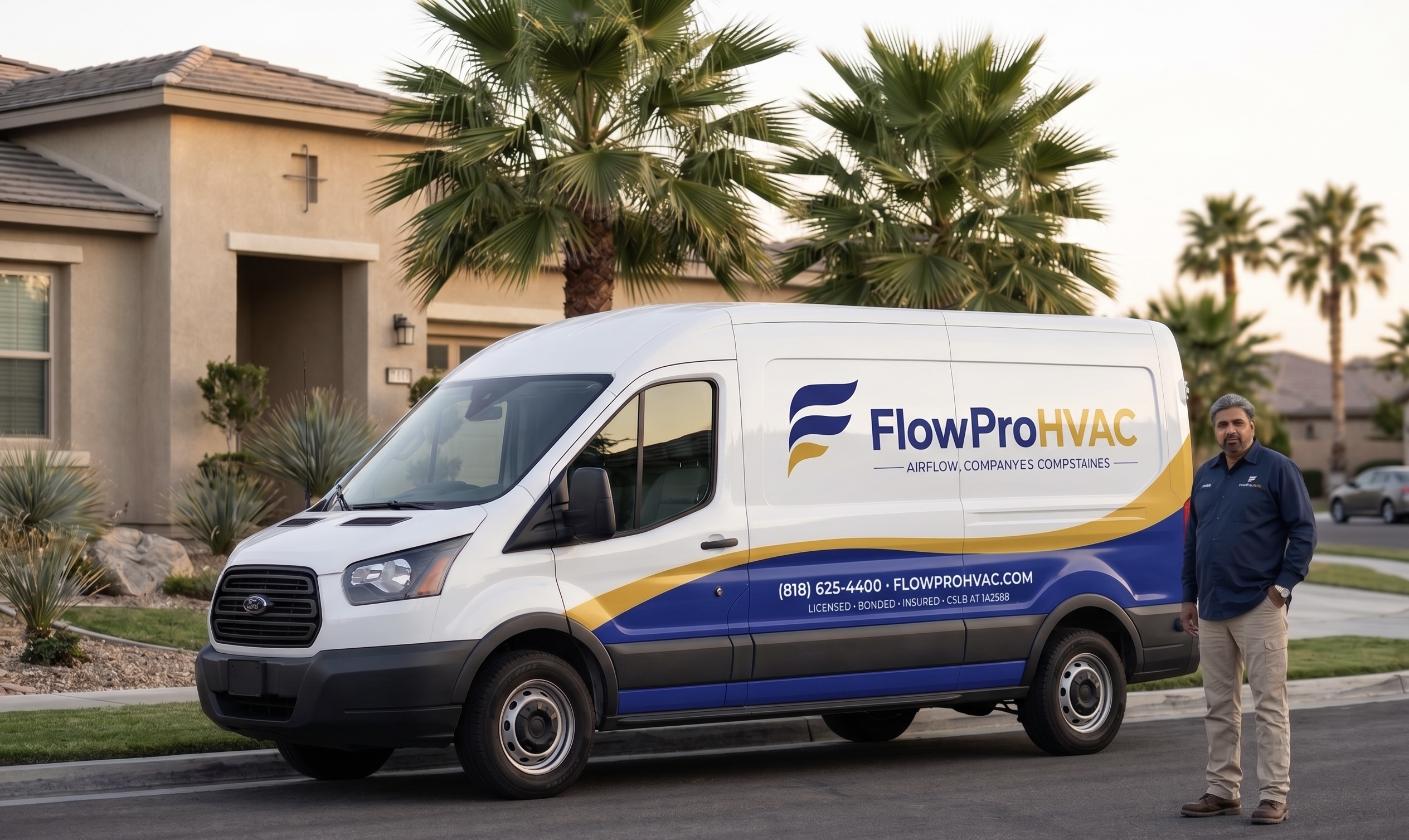 FlowProHVAC service van